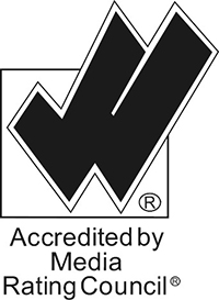 Accredited by Media Rating Council (MRC)
